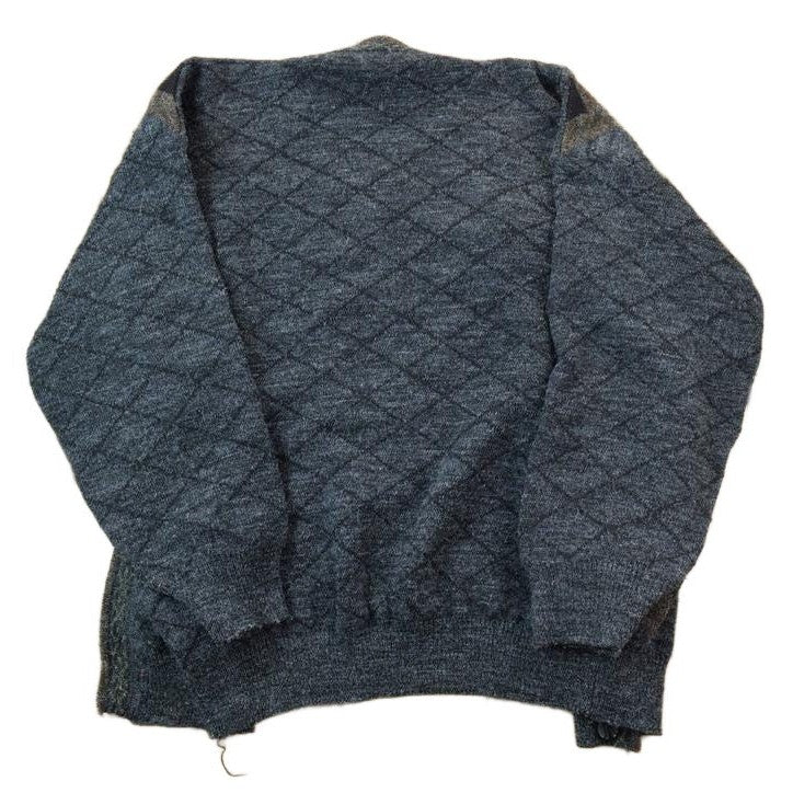 Vintage 1990s 15 Button 100% Wool Knit Sweater Men's XL from propervintagecanada