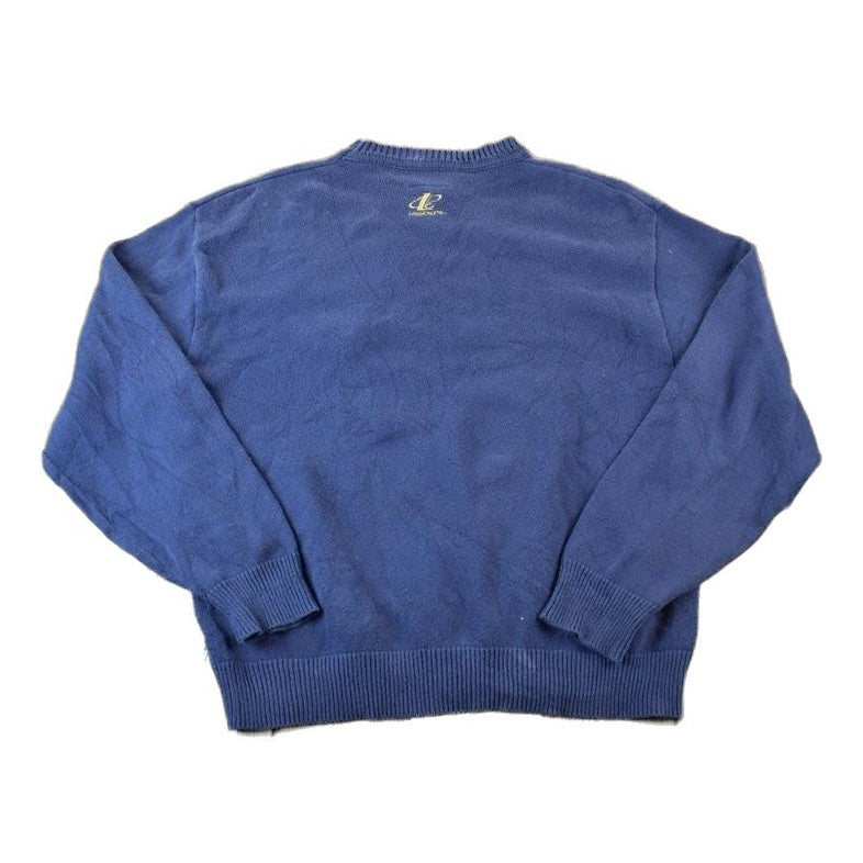 Vintage 1990s 1999 Super Bowl XXXIII Broncos Falcons Miami NFL Knit Crewneck Sweatshirt Men's XL