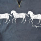Vintage 1990s 3 Horse Quarter Zip Mock Neck Outdoorsman Sweatshirt Men's Large from propervintagecanada
