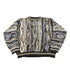 Vintage 1990s 3D Cable Knit Crewneck Sweater Men&