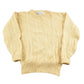 Vintage 1990s 3D Cable Knit Sweater Men's Small from propervintagecanada