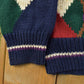 Vintage 1990s 417 Van Heusen Argyle Knit Abstract Pattern Crewneck Sweater Men's Large from propervintagecanada
