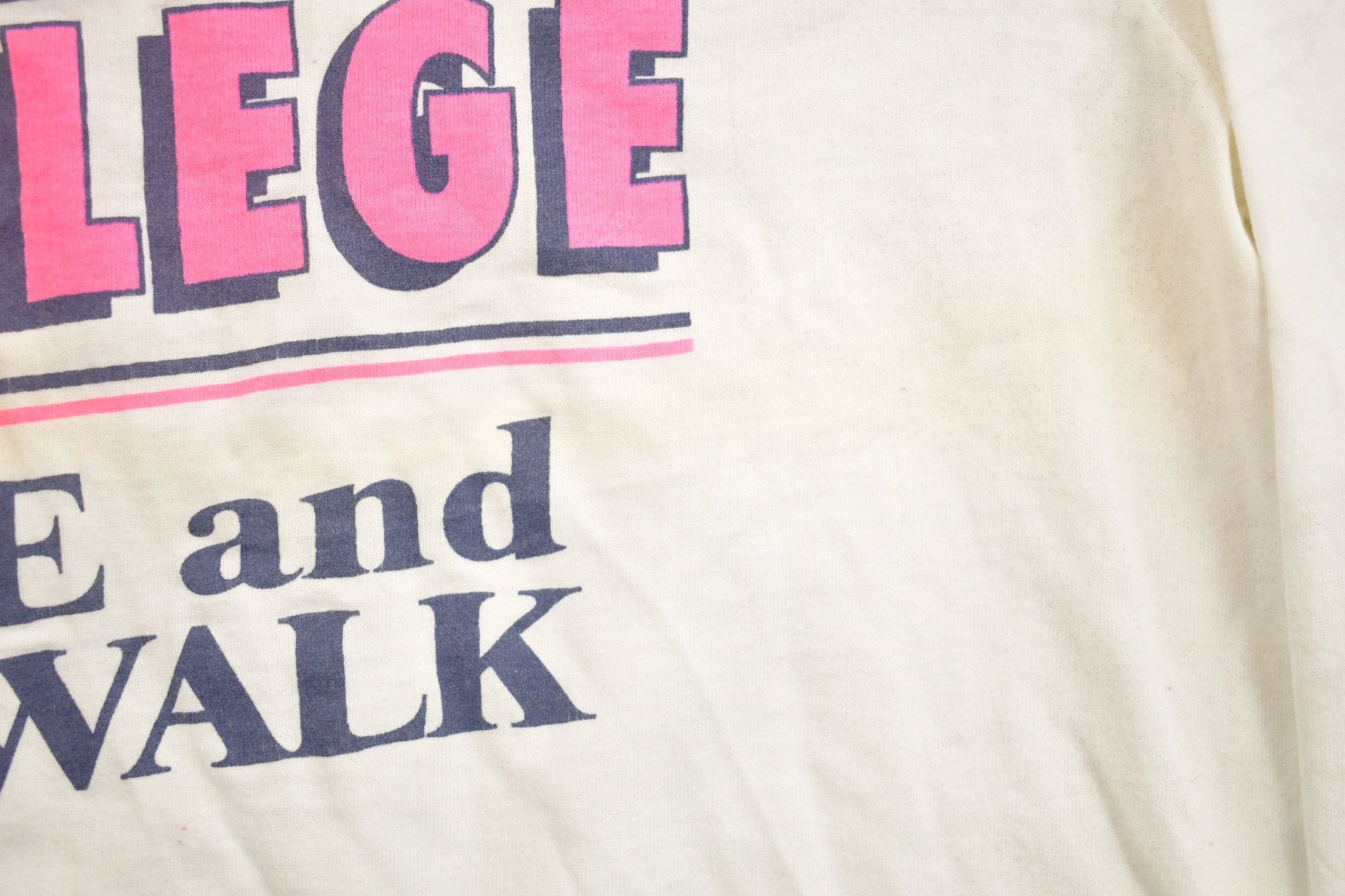 Vintage 1990s 4th Annual Trocaire College 5K Race Crewneck Long Sleeve Shirt Men's Medium from propervintagecanada