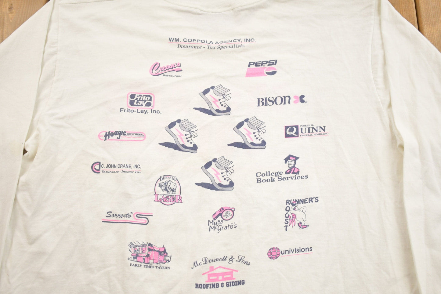 Vintage 1990s 4th Annual Trocaire College 5K Race Crewneck Long Sleeve Shirt Men's Medium from propervintagecanada