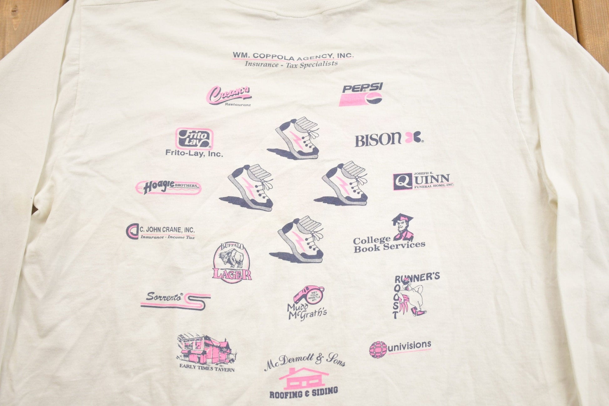 Vintage 1990s 4th Annual Trocaire College 5K Race Crewneck Long Sleeve Shirt Men's Medium from propervintagecanada