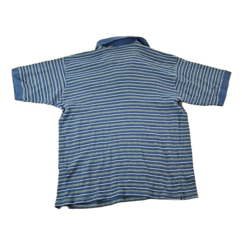 Vintage 1990s 725 Striped Button Up Polo Style Shirt Men's Large from propervintagecanada