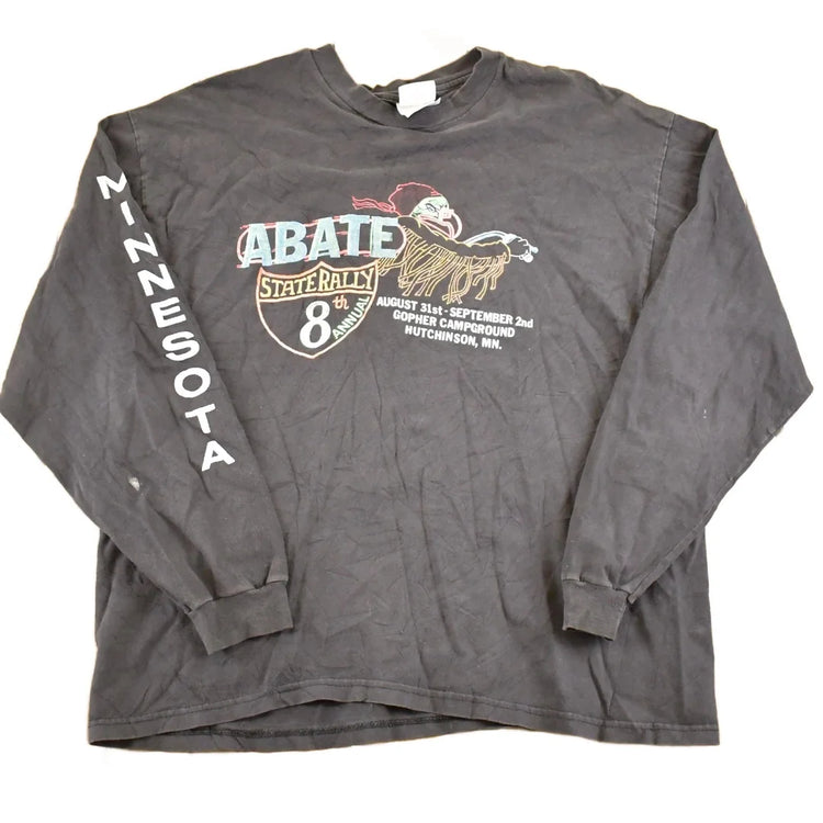 Vintage 1990s Abate State Rally Souvenir Crewneck Shirt Men's L from propervintagecanada