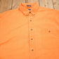 Vintage 1990s Abercrombie & Fitch Blank Orange Button Up Shirt Men's XL from propervintagecanada