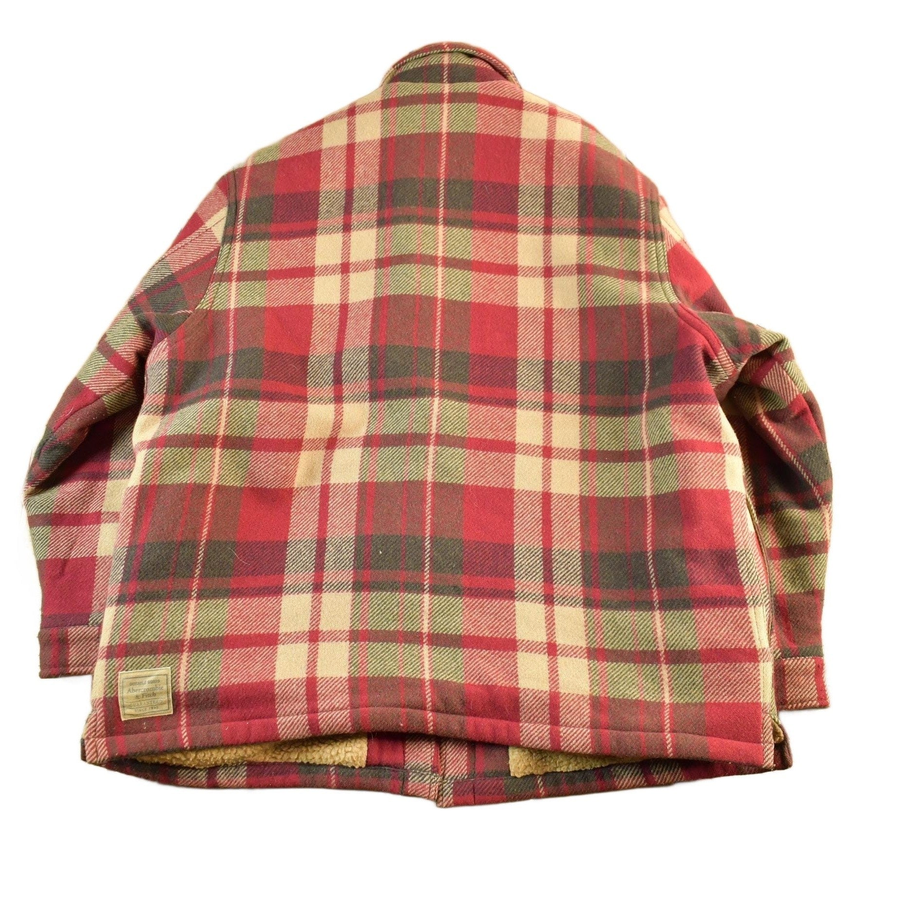 Vintage 1990s Abercrombie & Fitch Sherpa Lined Flannel Jacket Men's Large from propervintagecanada
