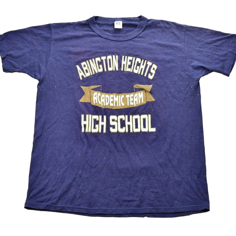 Vintage 1990s Abington Heights Highschool Academic Team Collegiate T-Shirt Men's Large from propervintagecanada