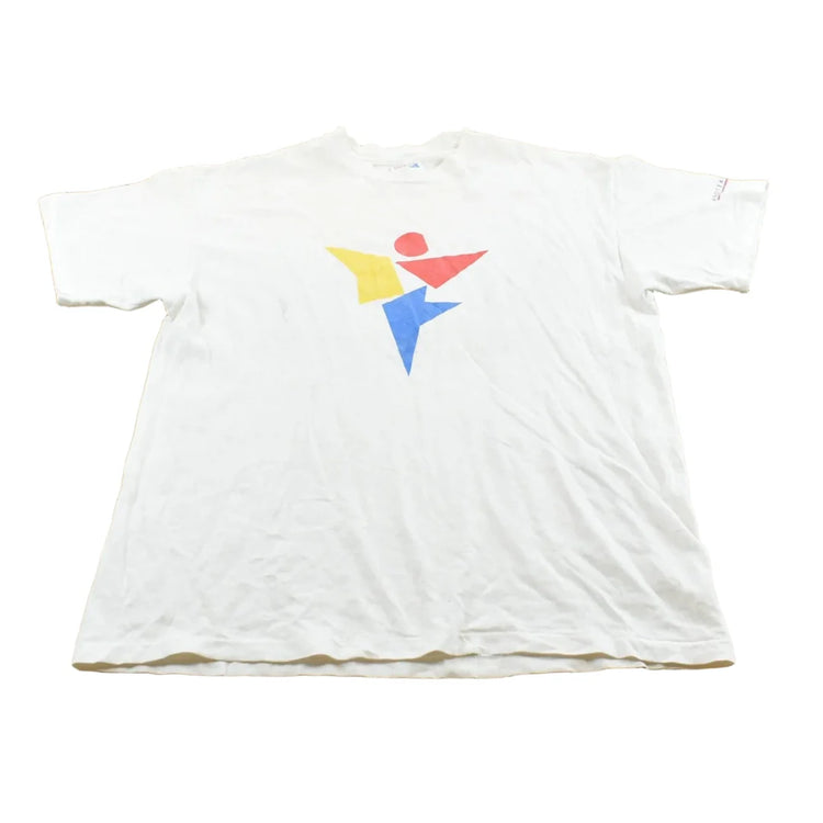 Vintage 1990s Abstract Graphic Protek Promotional T-Shirt Men's L from propervintagecanada