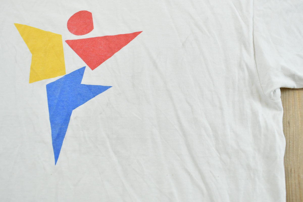 Vintage 1990s Abstract Graphic Protek Promotional T-Shirt Men's L from propervintagecanada