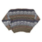 Vintage 1990s Abstract Knit Crewneck Sweater Men's L from propervintagecanada