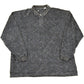 Vintage 1990s Abstract Knit Quarter Button Sweater Men's XL from propervintagecanada