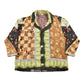 Vintage 1990s Abstract Patchwork Button Up Sweater from propervintagecanada