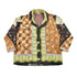 Vintage 1990s Abstract Patchwork Button Up Sweater from propervintagecanada