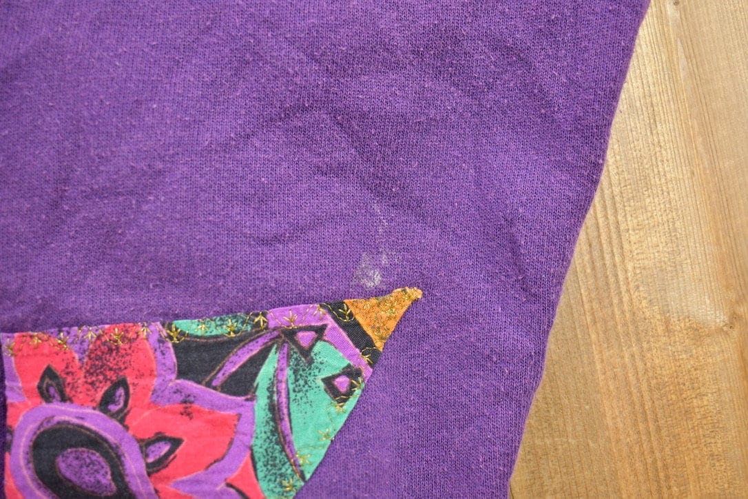 Vintage 1990s Abstract Pattern Crewneck Sweater Women's L from propervintagecanada