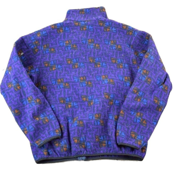 Vintage 1990s Abstract Pattern Fleece Outdoorsman Sweater Women's M from propervintagecanada