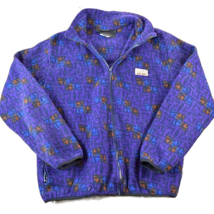Vintage 1990s Abstract Pattern Fleece Outdoorsman Sweater Women's M from propervintagecanada