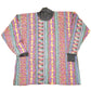 Vintage 1990s Abstract Print AOP Crewneck Sweatshirt Women's XL from propervintagecanada