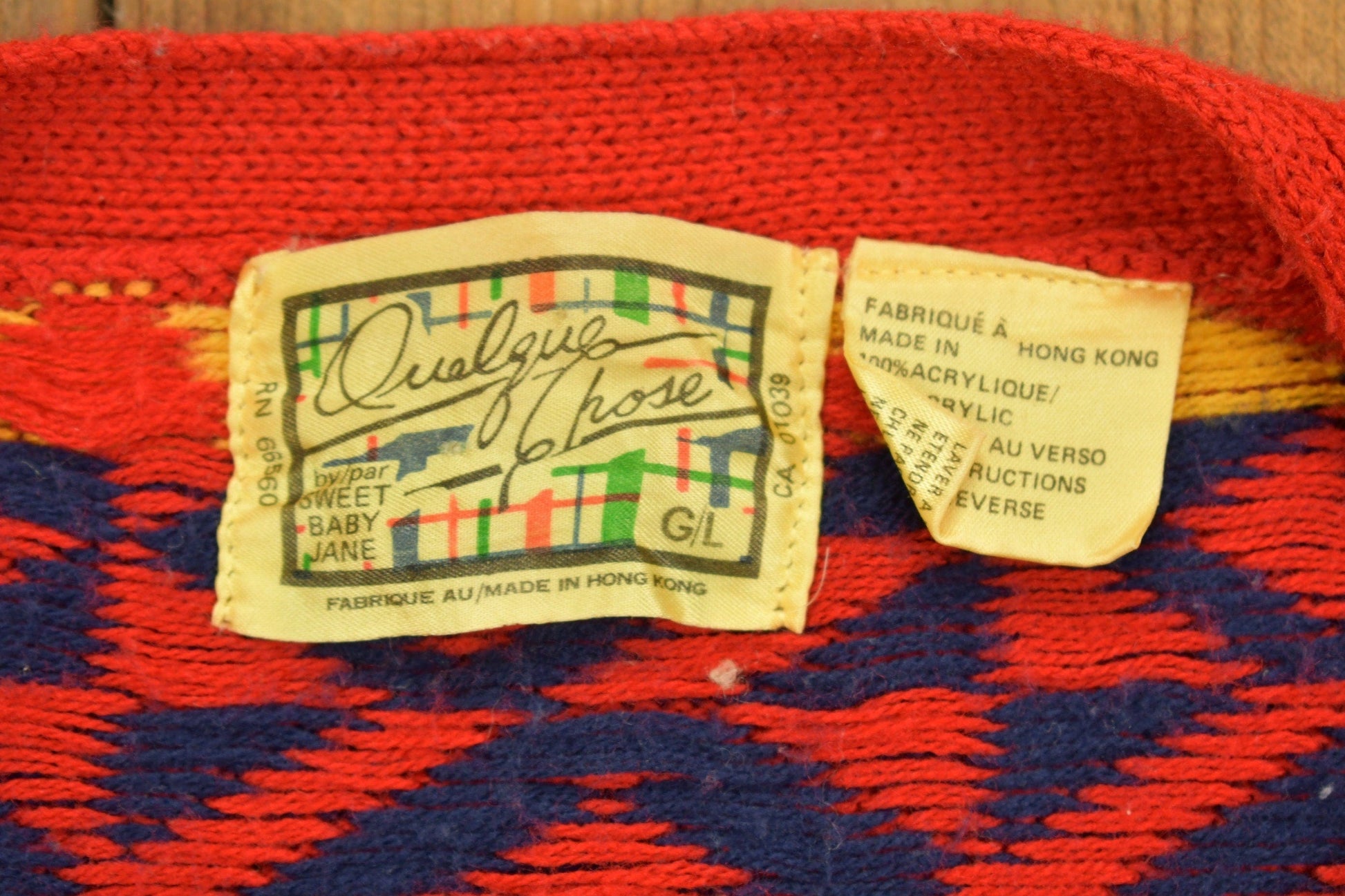 Vintage 1990s Abstract Vibrant Knitted Cardigan Button Up Sweater Women's M from propervintagecanada