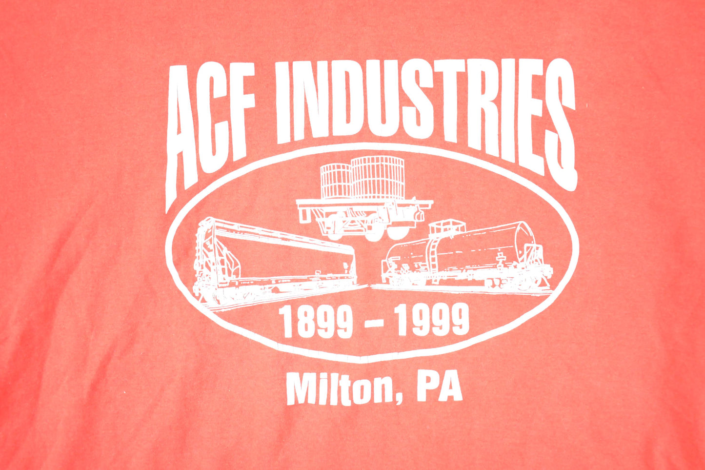 Vintage 1990s ACF Industries Souvenir Travel T-Shirt Men's L from propervintagecanada