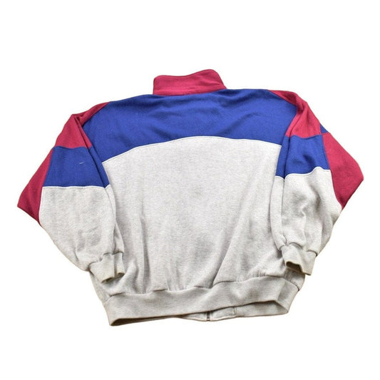 Vintage 1990s Active Wear Colour Block Zip Up Sweatshirt Men's Large from propervintagecanada