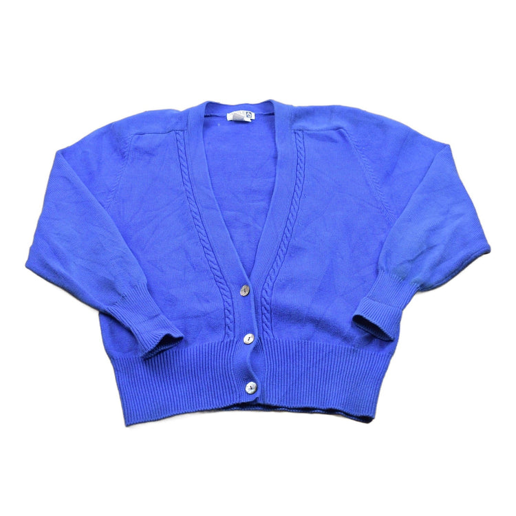 Vintage 1990s Adele Joyce Knit Cardigan Sweater Women's M from propervintagecanada