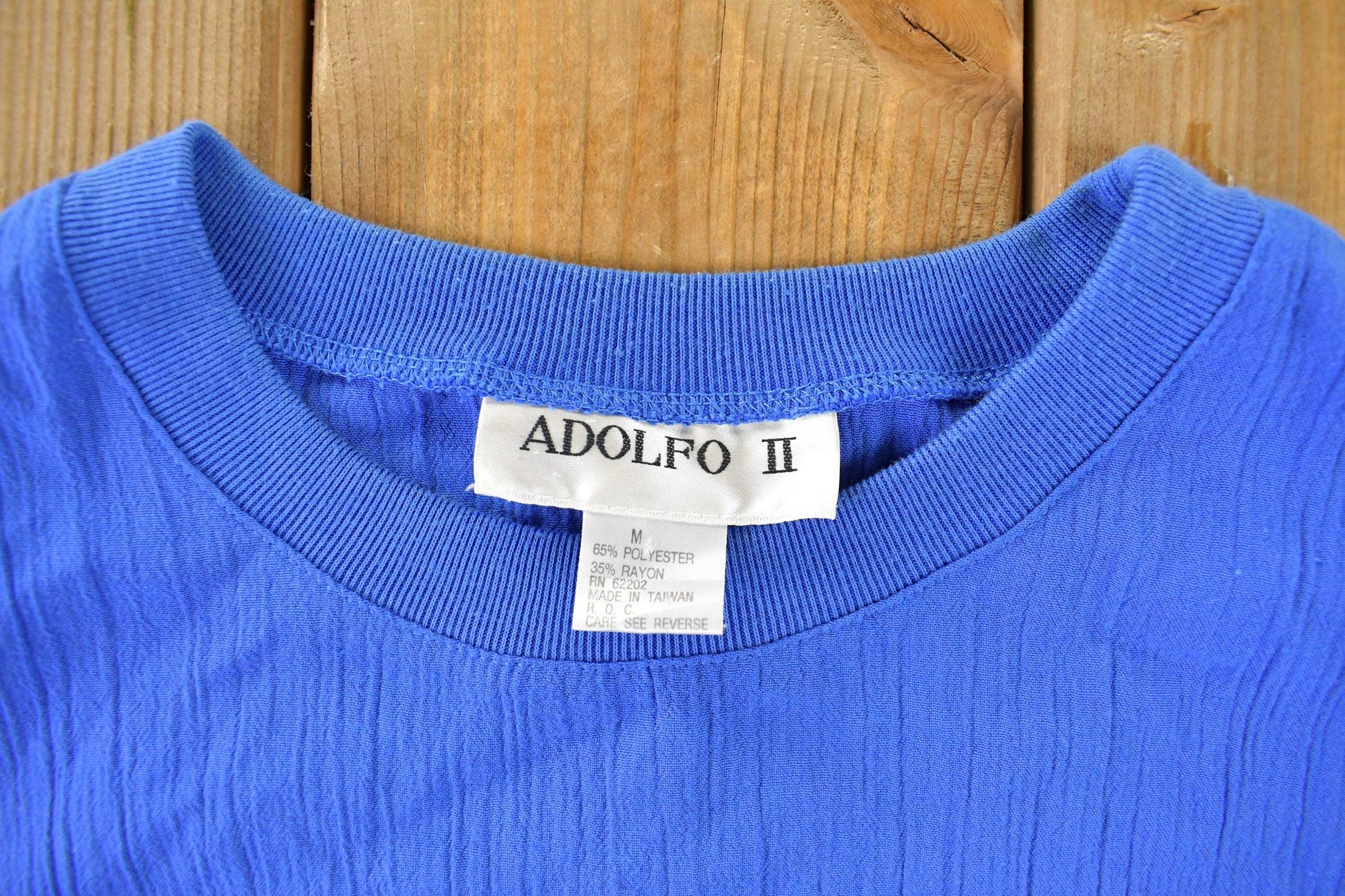 Vintage 1990s Adolfo II Sea Sailing Crewneck Sweatshirt Men's Medium from propervintagecanada