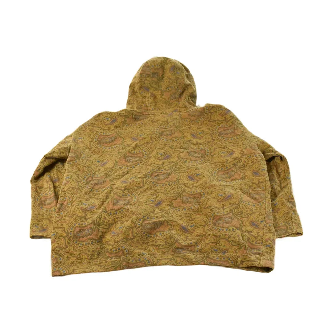 Vintage 1990s Adrienne Vittadini Paisley Hoodie Sweatshirt Men's XL from propervintagecanada