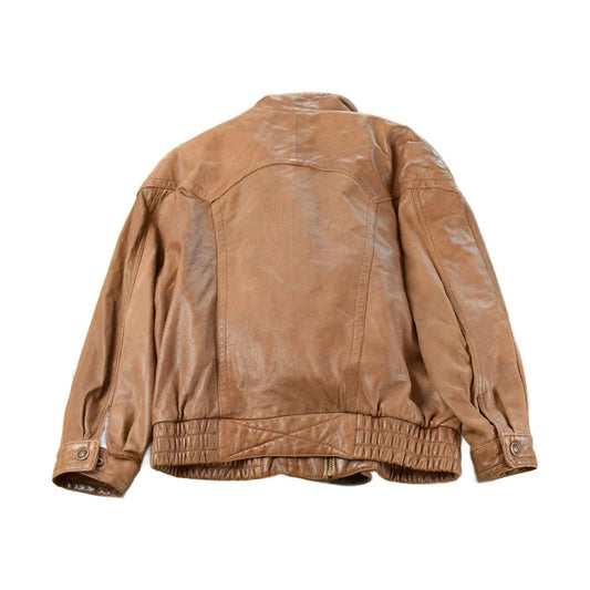 Vintage 1990s Adventure Bound Leather Jacket Men's Medium from propervintagecanada