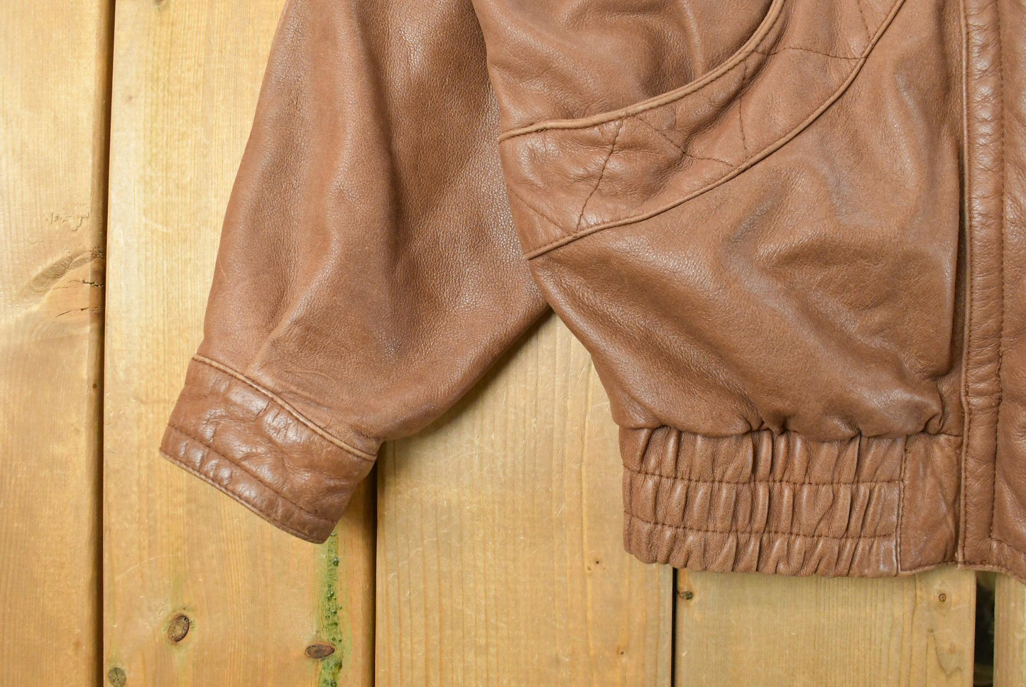 Vintage 1990s Adventure Bound Leather Jacket Men's Medium from propervintagecanada