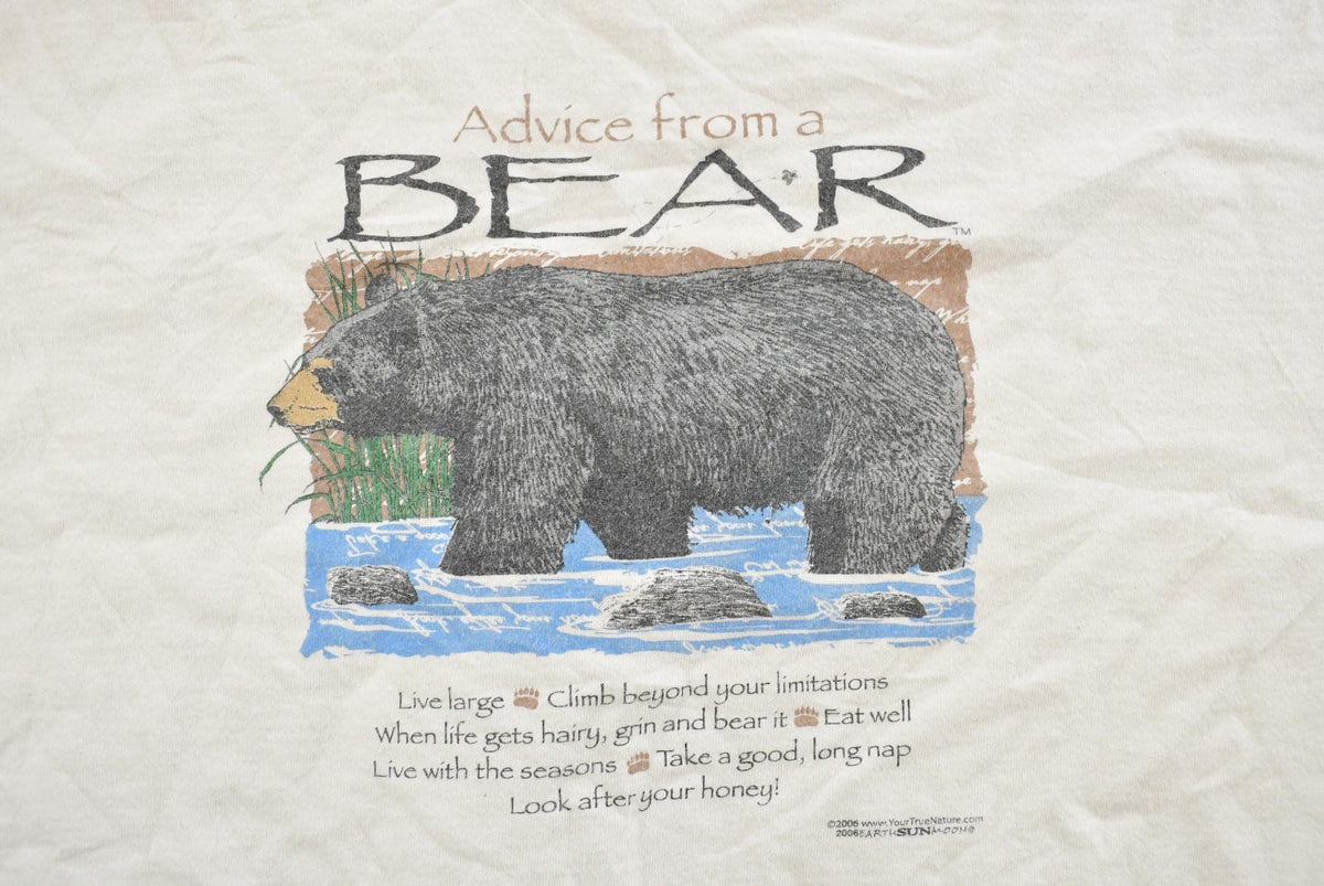 Vintage 1990s Advice from a Bear T-Shirt Men's 2XL from propervintagecanada