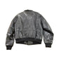 Vintage 1990s Aeropostale Olde Hide House Leather Bomber Jacket Men's Large from propervintagecanada