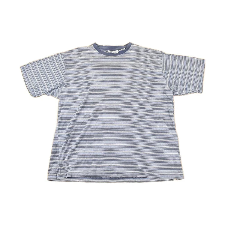 Vintage 1990s Aeropostale Skateboarding Striped Grunge T-Shirt Men's L / Destination Shirt / 90s Single Stitch Graphic Tee / Made in USA from propervintagecanada
