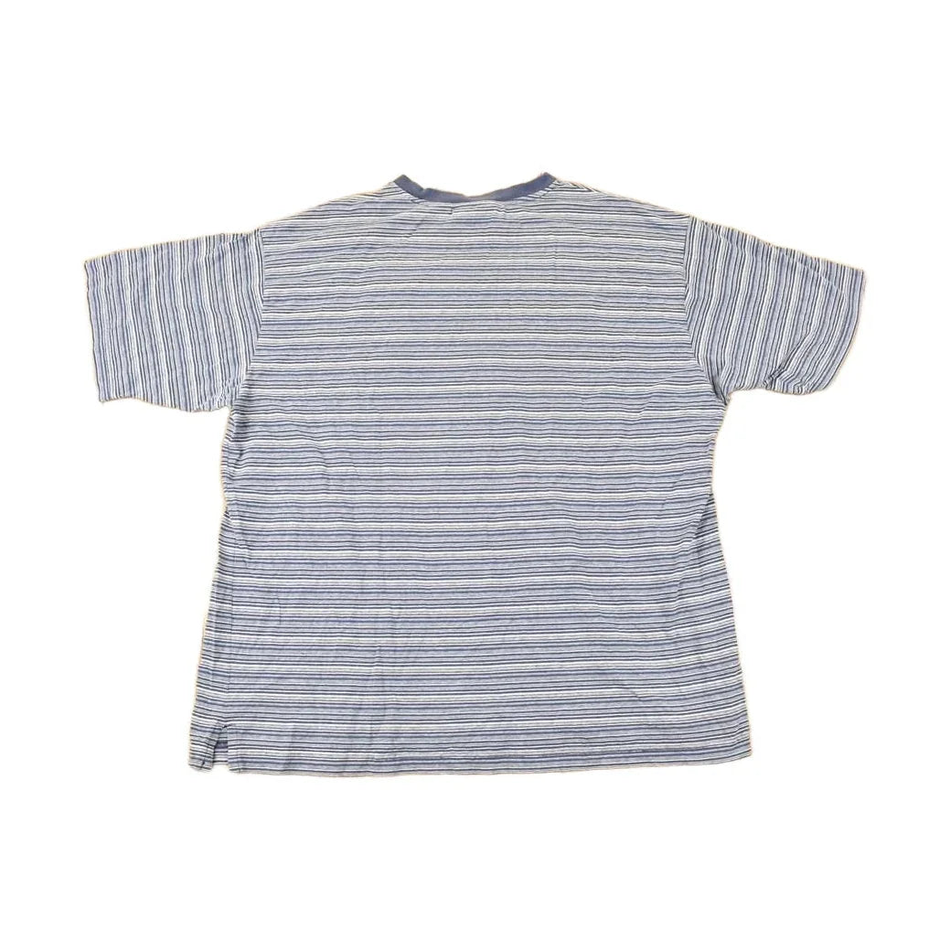 Vintage 1990s Aeropostale Skateboarding Striped Grunge T-Shirt Men's L / Destination Shirt / 90s Single Stitch Graphic Tee / Made in USA from propervintagecanada