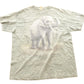 Vintage 1990s African Lion Safari Elephant Theme Graphic T-Shirt Men's Large from propervintagecanada