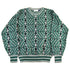 Vintage 1990s Aigner Knit Abstract Pattern Crewneck Sweater Men&