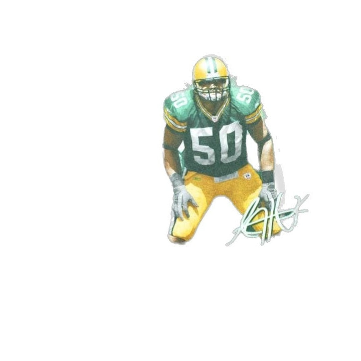Vintage 1990s AJ Hawk Green Bay Packers NFL T-Shirt Men's 2XL from propervintagecanada