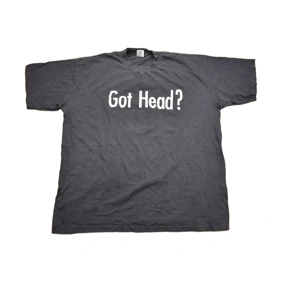 Vintage 1990s Al Snow Got Head Wrestling Graphic T-Shirt Men's Large from propervintagecanada