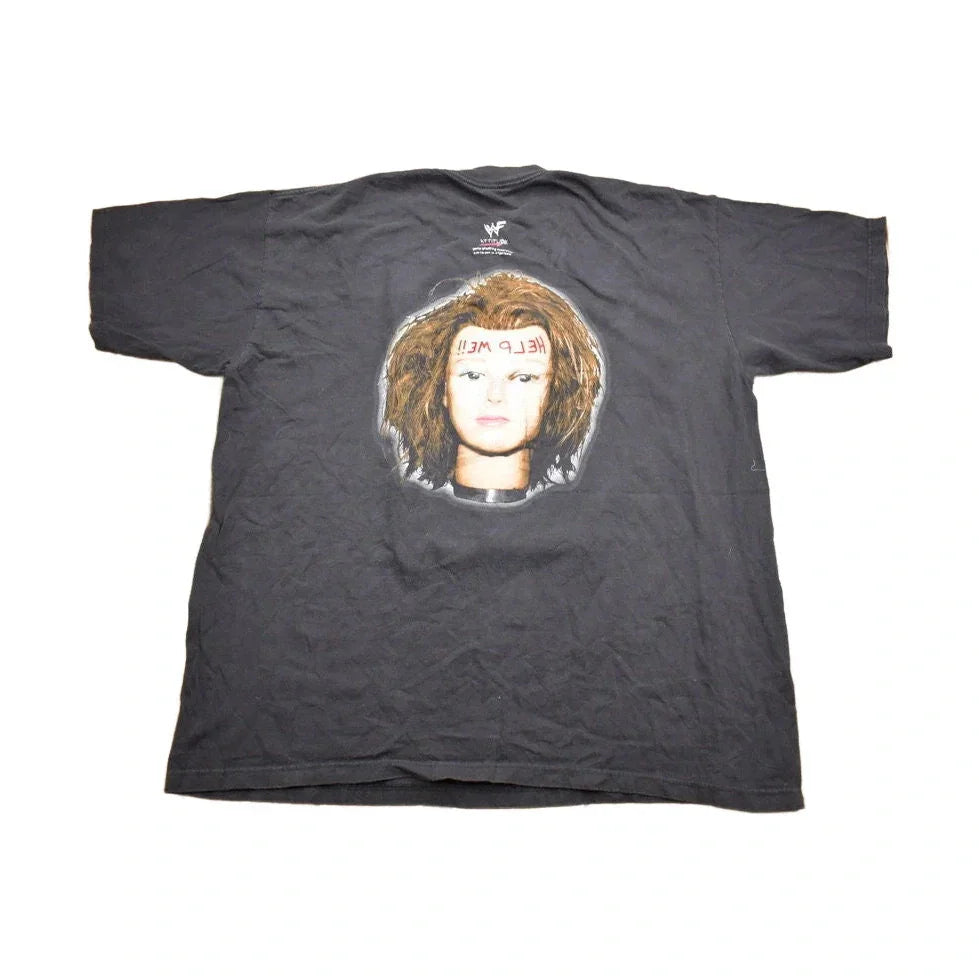 Vintage 1990s Al Snow Got Head Wrestling Graphic T-Shirt Men's Large from propervintagecanada