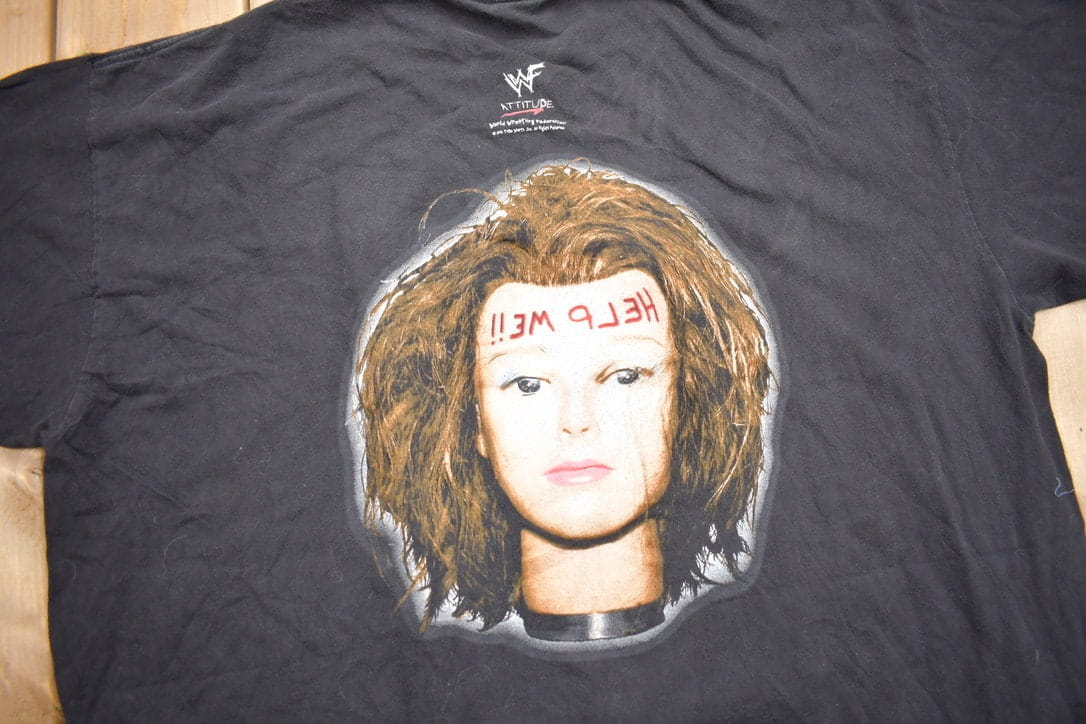 Vintage 1990s Al Snow Got Head Wrestling Graphic T-Shirt Men's Large from propervintagecanada