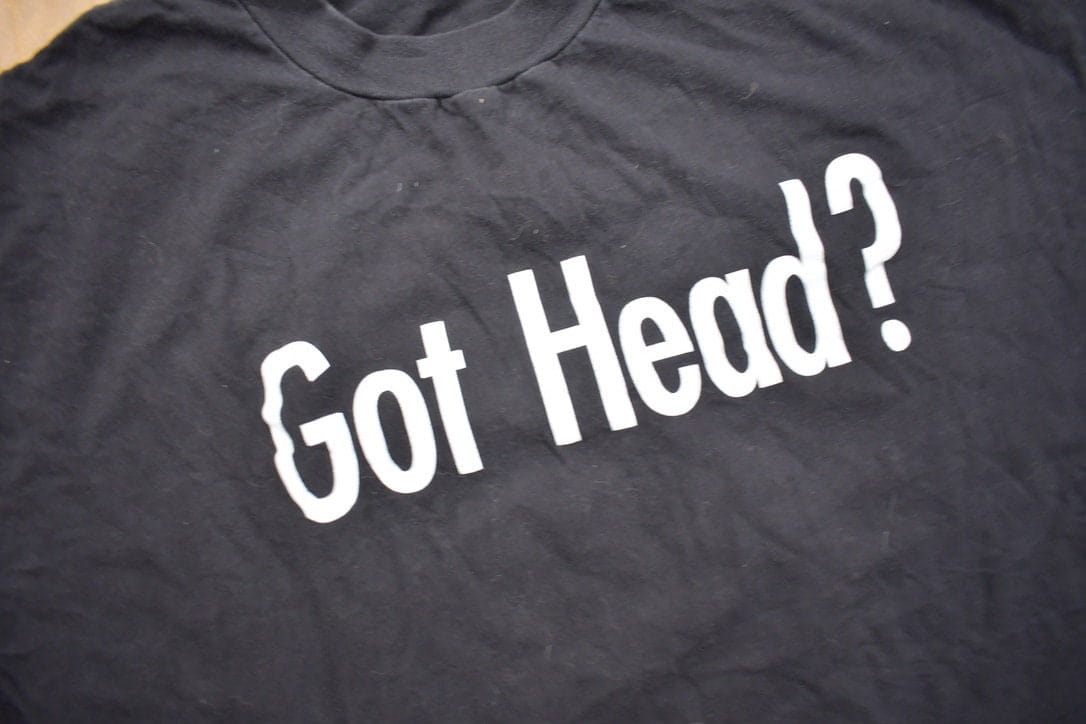 Vintage 1990s Al Snow Got Head Wrestling Graphic T-Shirt Men's Large from propervintagecanada