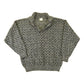 Vintage 1990s Alain Dan Knit Quarter Button Sweater Mens L from propervintagecanada