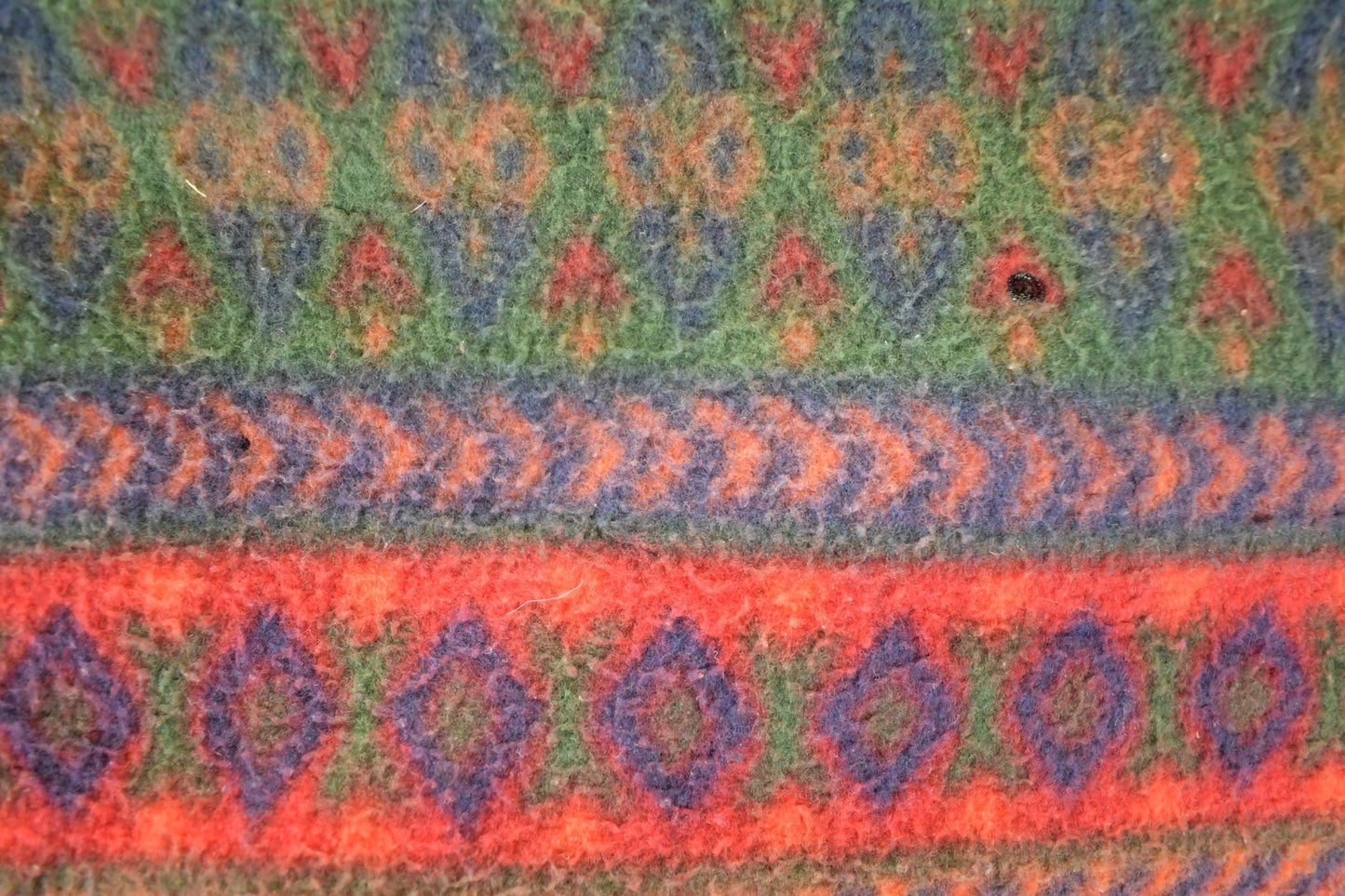 Vintage 1990s Alaska Arctic Image Fleece Outdoorsman Quarter Button Holiday Sweater Men's XL from propervintagecanada