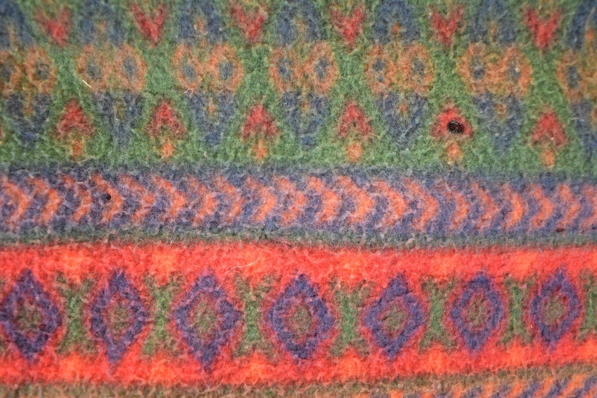 Vintage 1990s Alaska Arctic Image Fleece Outdoorsman Quarter Button Holiday Sweater Men's XL from propervintagecanada