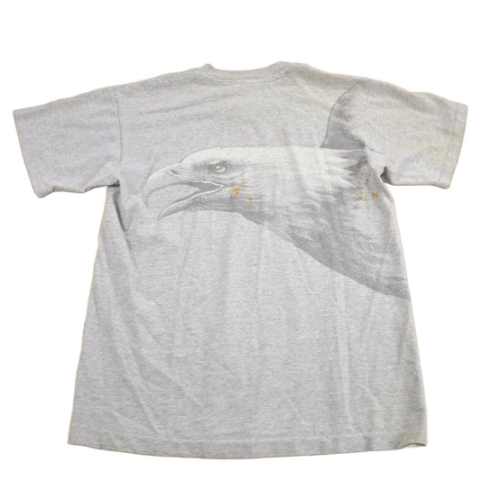 Vintage 1990s Alaska Bald Eagle Graphic T-Shirt Men's M from propervintagecanada
