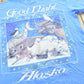 Vintage 1990s Alaska Good Night Souvenir Animals Sleep T-Shirt Mens XL from propervintagecanada