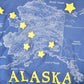 Vintage 1990s Alaska Souvenir Stars Crewneck Sweatshirt Made In USA Men's Medium from propervintagecanada