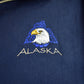 Vintage 1990s Alaska Travel Quarter Zip Sweatshirt Men's XL from propervintagecanada